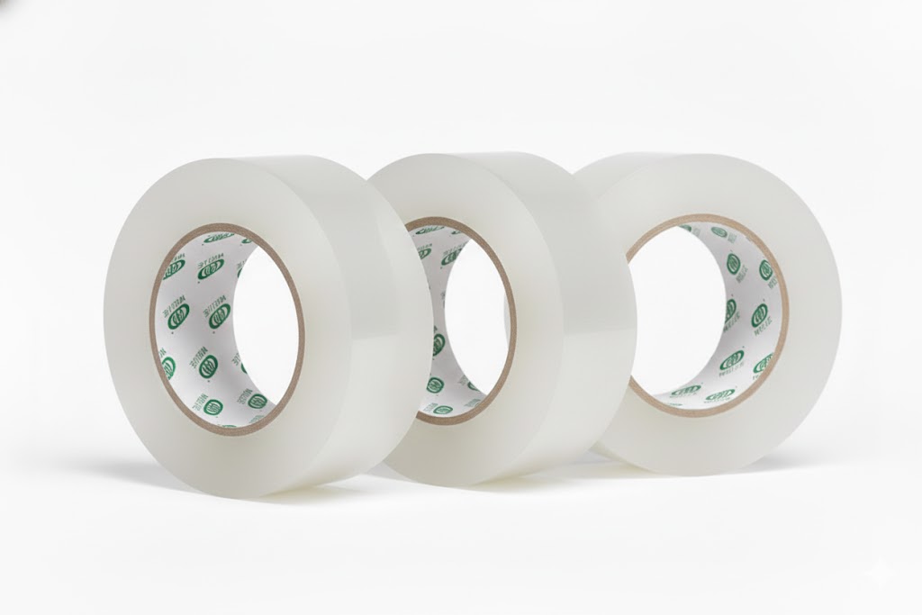 White BOPP Packing Tape for Clean Carton Sealing and Branding